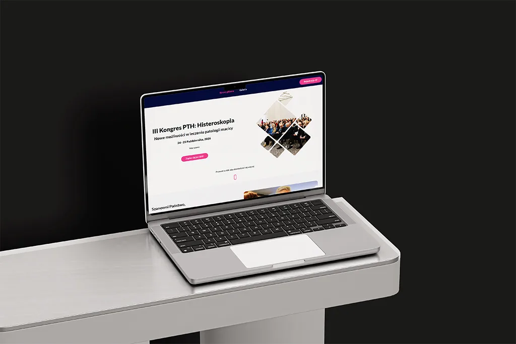 Strona internetowa dla wydarzeń medycznych - Kongres PTH
