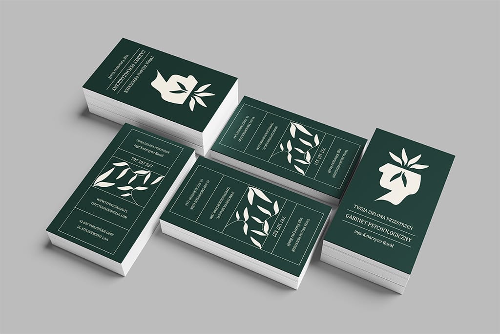 wizytówka dla psychologa