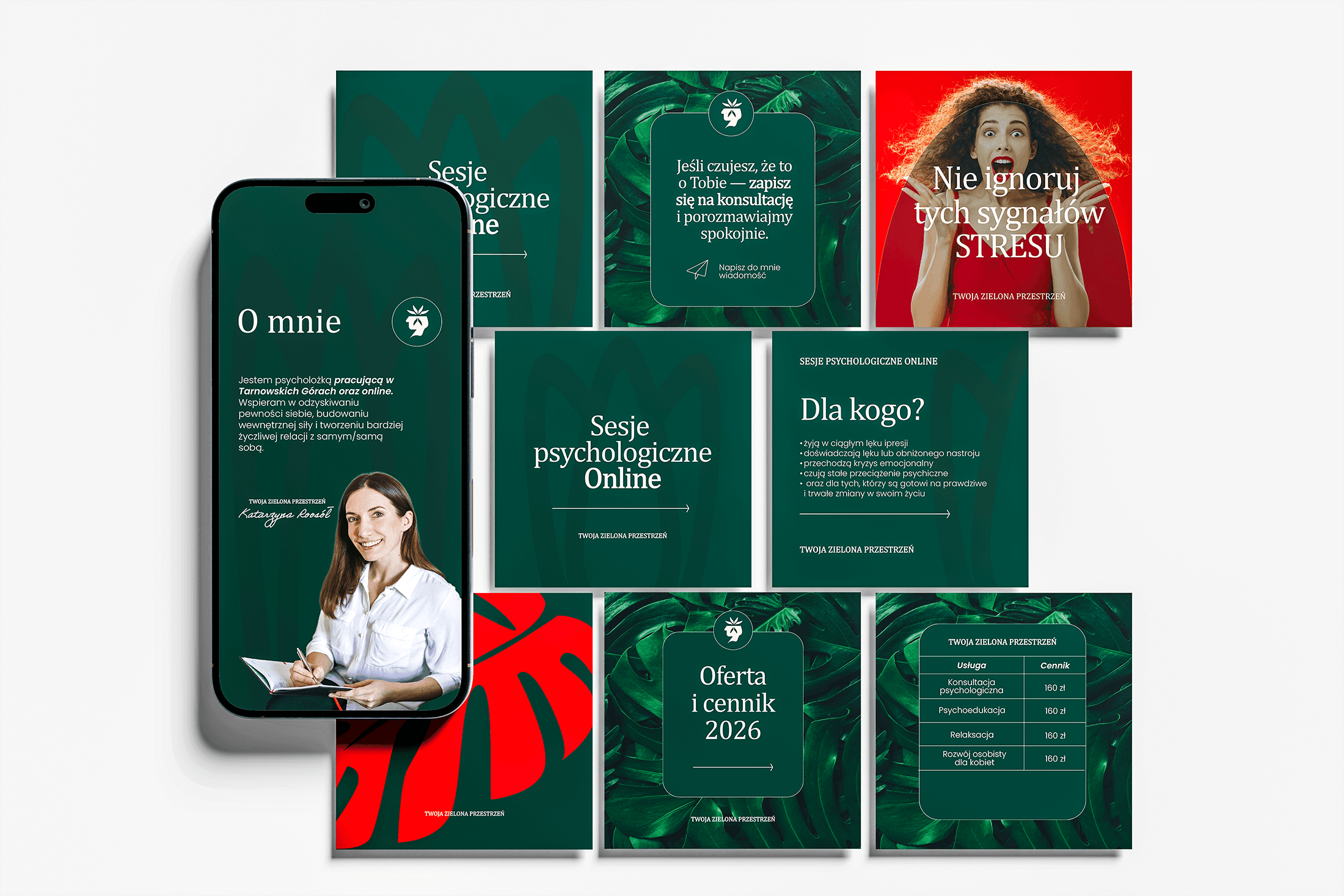 Pakiet grafik do własnej edycji na social media