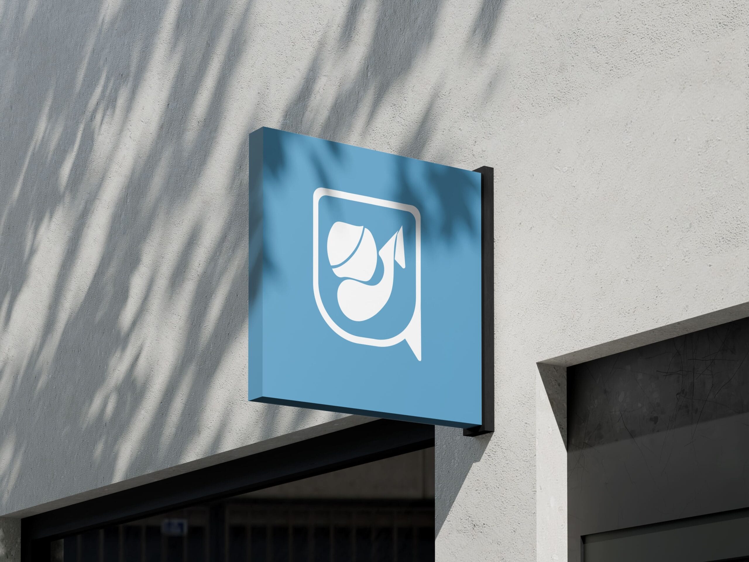 Trzy wersje logo Pietura Bauunternehmen – sygnet, logotyp i pełne logo na żółtym tle